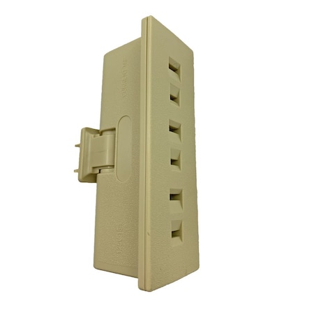 Projex Plug Adapter, Swivel, 1-15P, Ivory CL-204/15PRJ